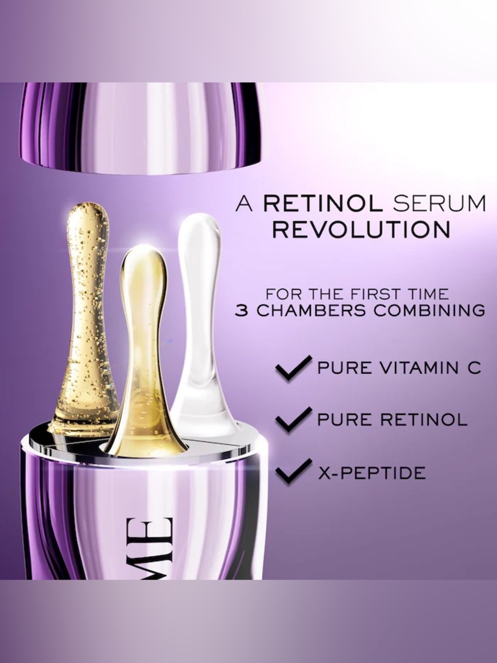 🆕(SEALED IN BOX) LANCÔME Renergie C.R.X. Triple Serum Retinol Serum. 50mLs - Picture 2 of 16